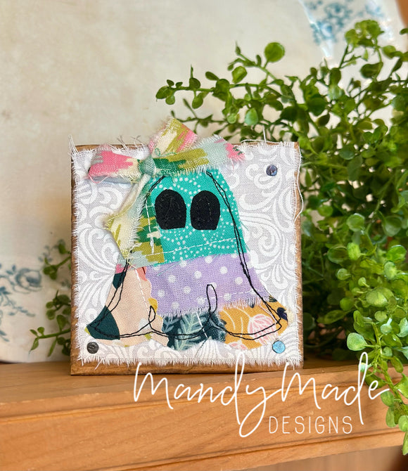 Patchwork Boo Block