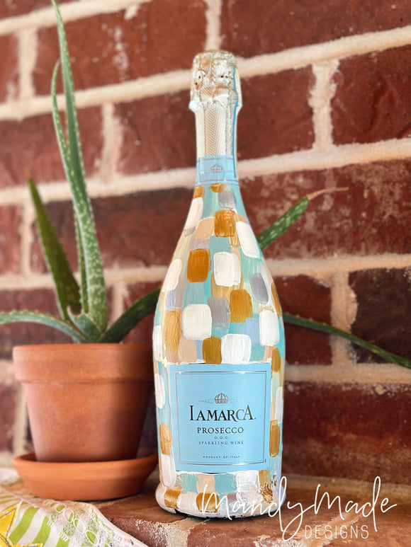 Confetti Painted Bottles