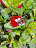 Hand felted LadyBug