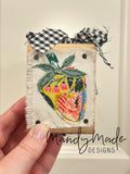 Patchwork Strawberry Block