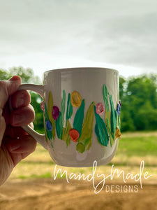 Hand painted mugs