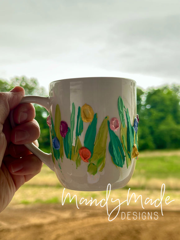 Hand painted mugs