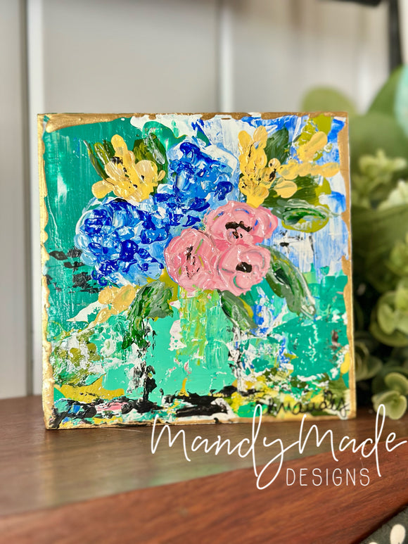 Abstract Floral (green)