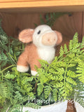 Handfelted Cow- Henrietta
