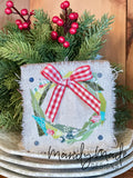 Fabric Winter Wreath
