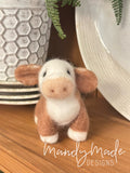 Handfelted Cow- Henrietta