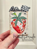 Patchwork Strawberry Block