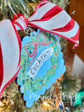 Personalized Wreath Ornament