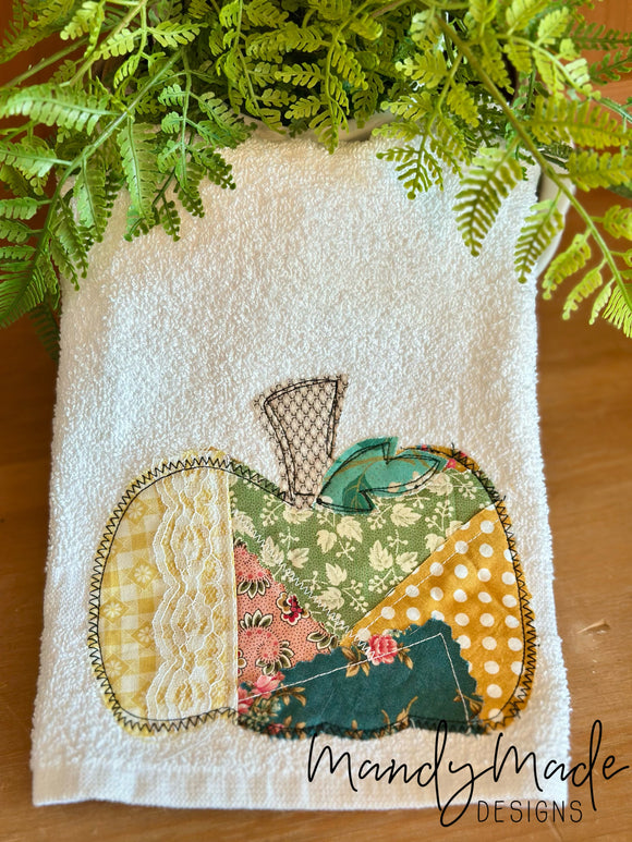 Patchwork Pumpkin Hand Towels