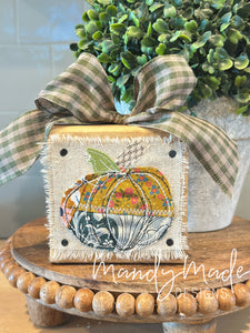Patchwork Cottage Pumpkin