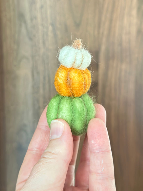 Mini Stacked Pumpkin