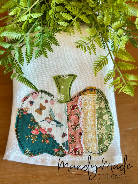 Patchwork Pumpkin Hand Towels