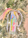 Textured Nativity Ornament