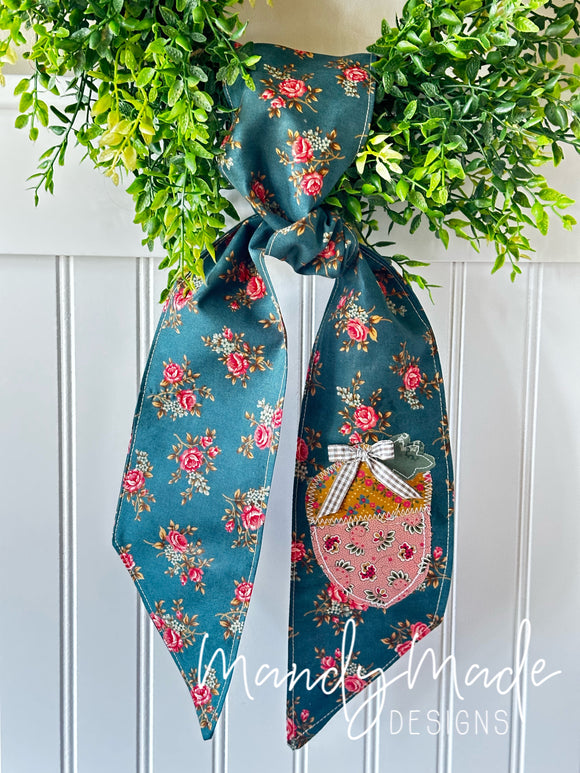 ACORN wreath sash