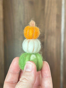 Mini Stacked Pumpkin