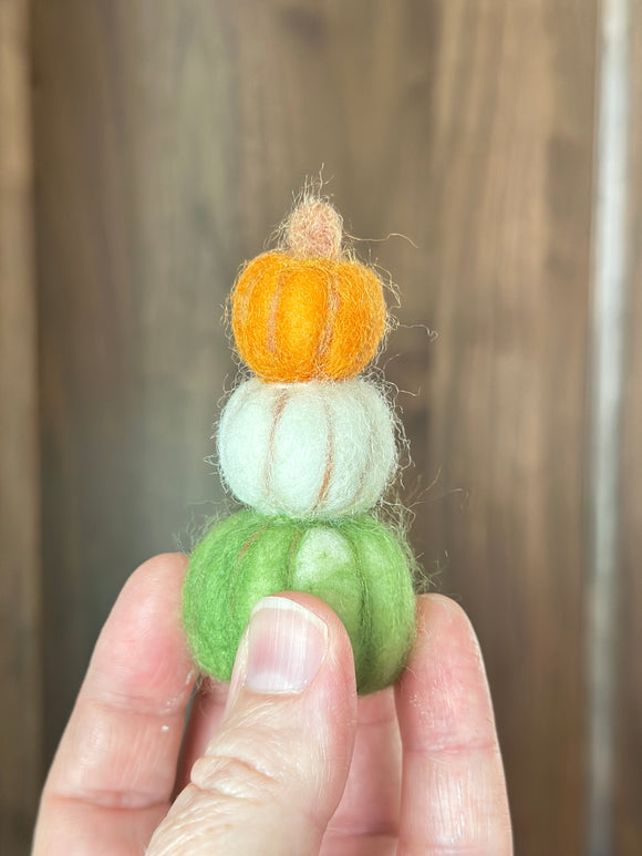 Mini Stacked Pumpkin