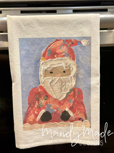 Happy Santa Tea Towel