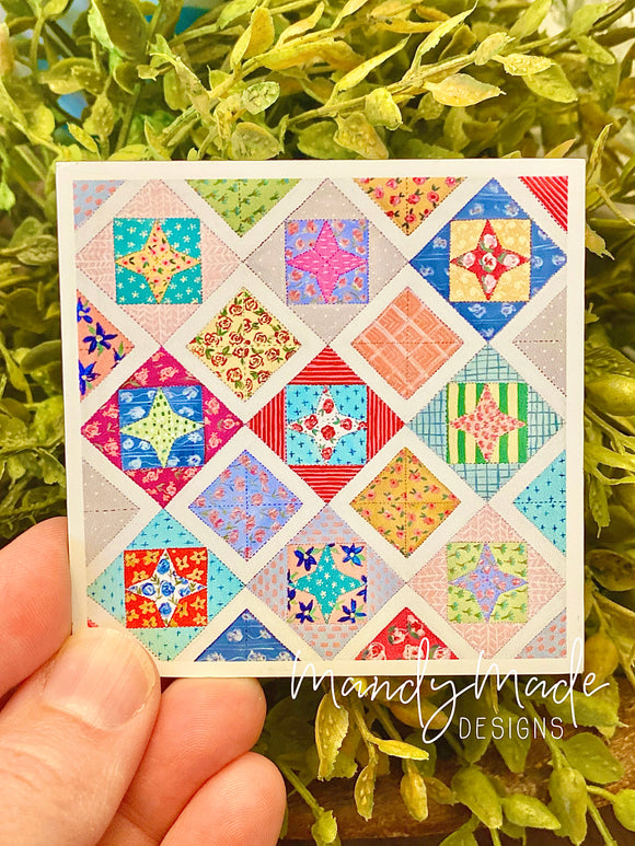 Quilt Block Magnet