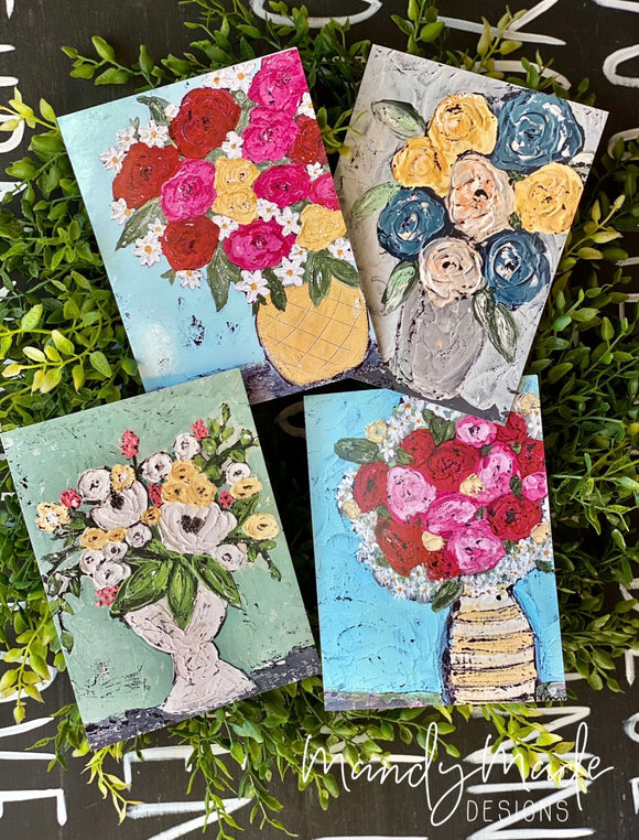 CARDS- Floral Blues