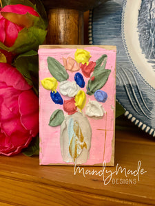 Mini Bliss Floral Bouquet-Pink