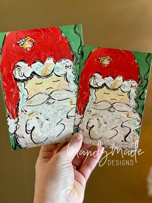 Whimsical Santa Prints