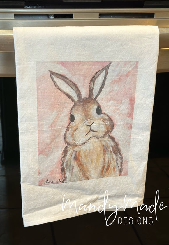 Melannie Bunny Tea Towel